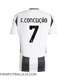 Juventus Francisco Conceicao #7 Tricou Fotbal Replică 2024-25 Barbati Acasa